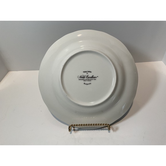 Napa Valley Noble Excellence Fruit Plates Set of 3 Pears Grapes Apples - Picture 5 of 7